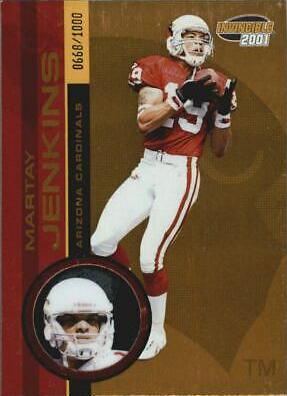 MarTay Jenkins #2 Football Cards 2001 Pacific Invincible