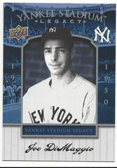 Joe DiMaggio #22 Baseball Cards 2008 Upper Deck Yankee Stadium Legacy Prices