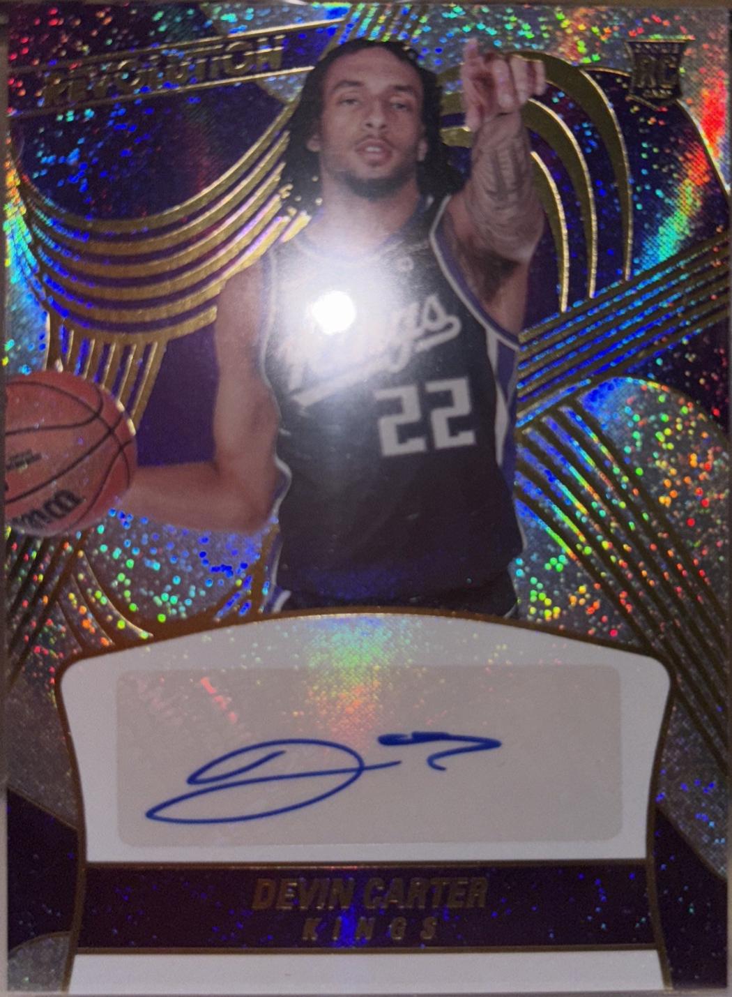 Devin Carter #18 2024 Panini Revolution Rookie Autograph Basketball