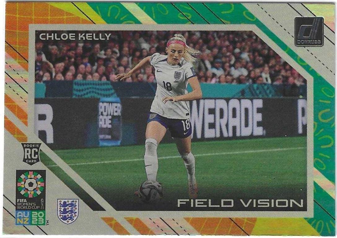 Chloe Kelly #5 Soccer Cards 2023 Donruss FIFA Women's World Cup Field Vision