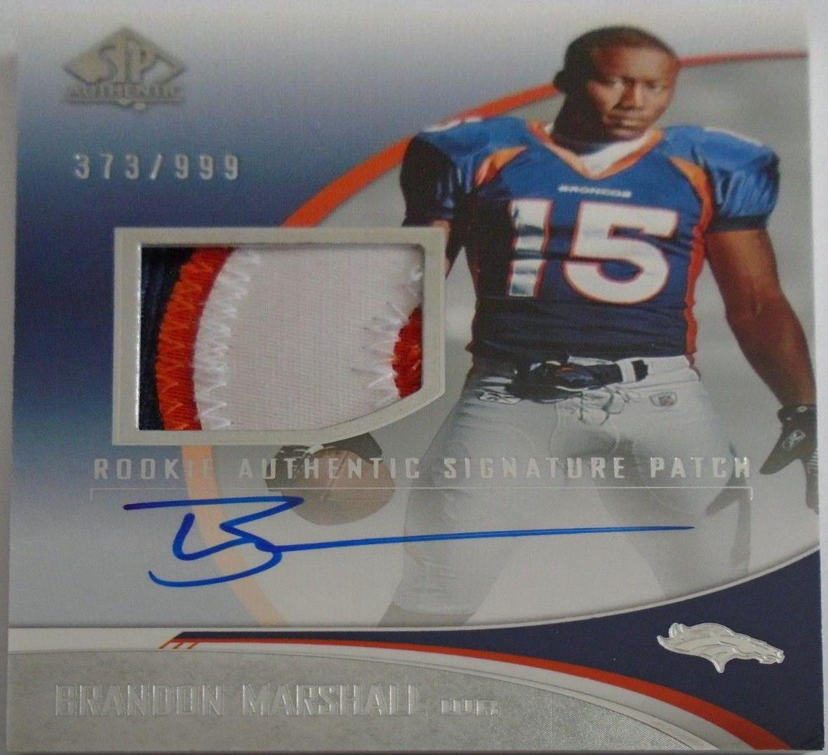 Brandon Marshall #260 2006 Sp Authentic Football