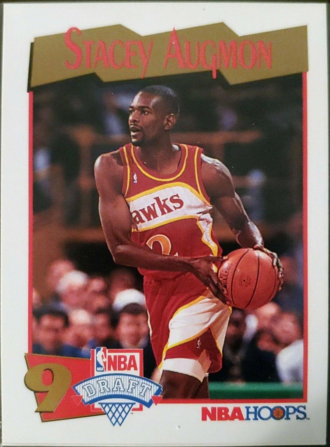 Stacey Augmon #554 Basketball Cards 1991 Hoops