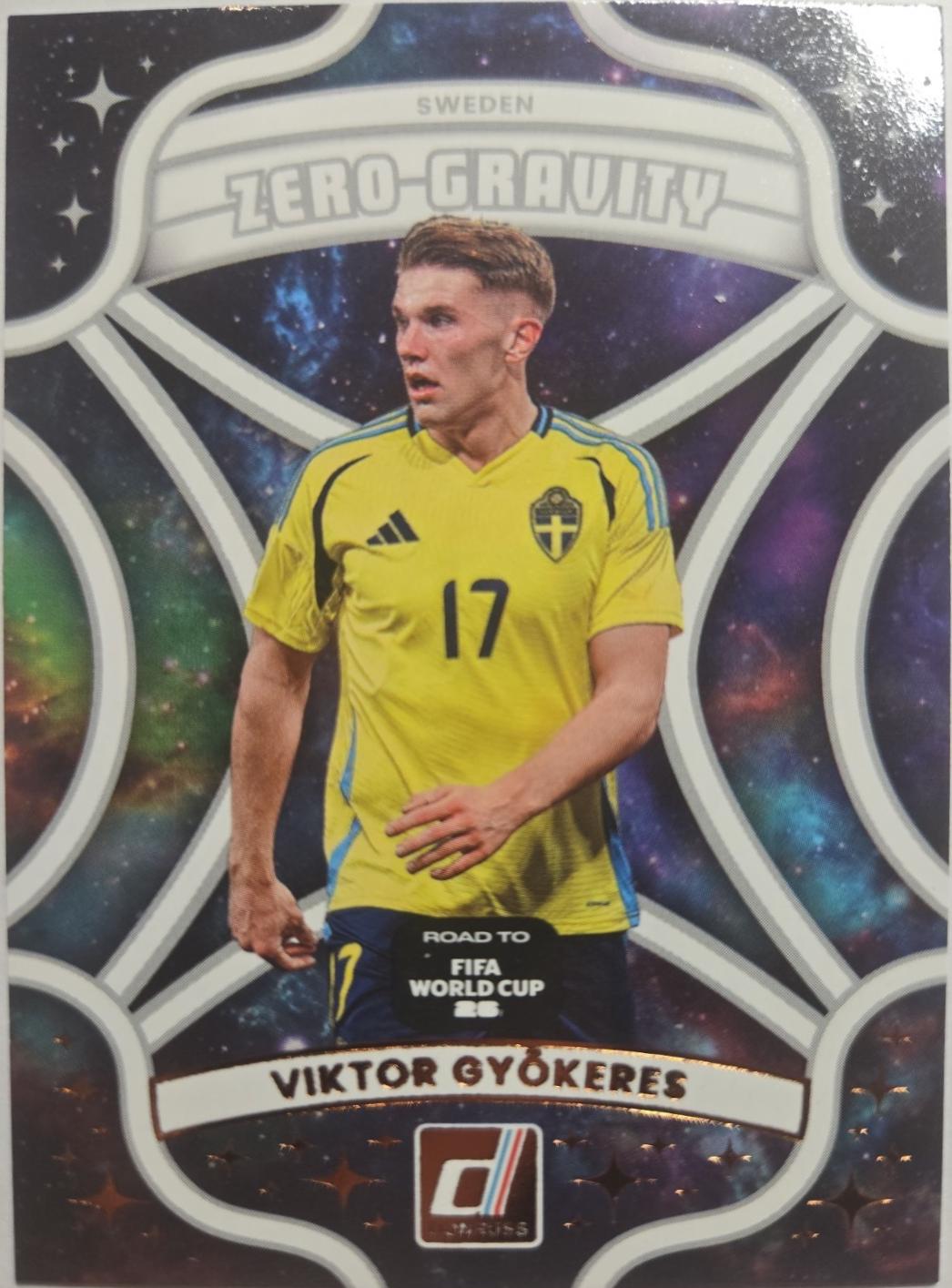 2025 Panini Donruss Road to FIFA Zero Gravity Viktor Gyokeres #11 card