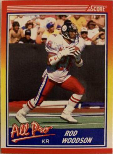 Rod Woodson #577 Football Cards 1990 Panini Score
