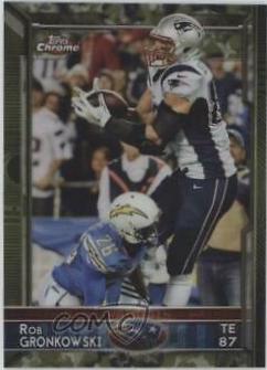 Rob Gronkowski #10 Football Cards 2015 Topps Chrome Mini