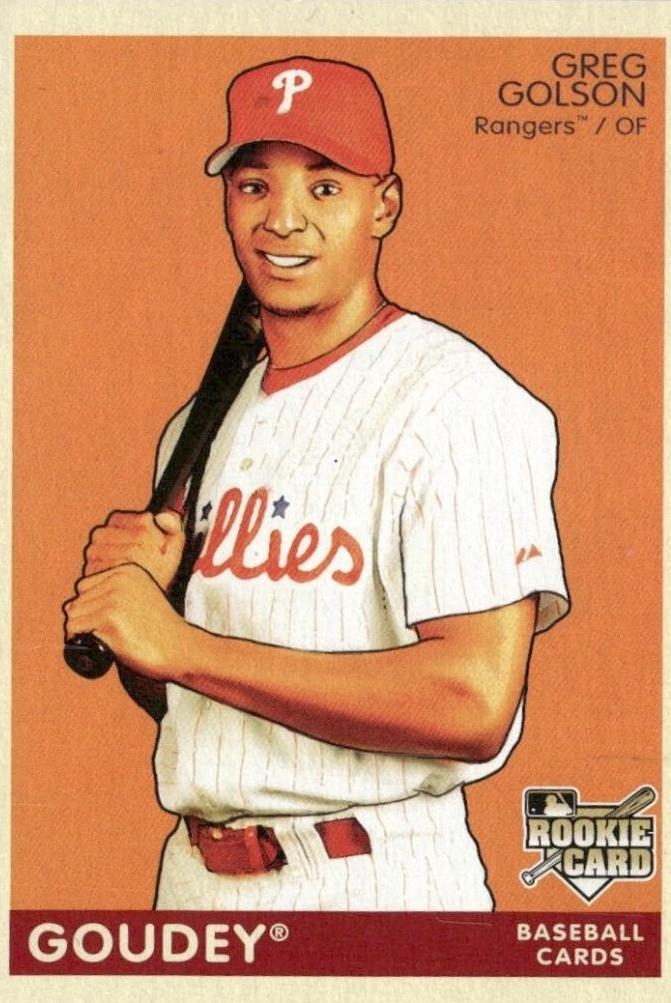 Greg Golson #156 Baseball Cards 2009 Upper Deck Goudey