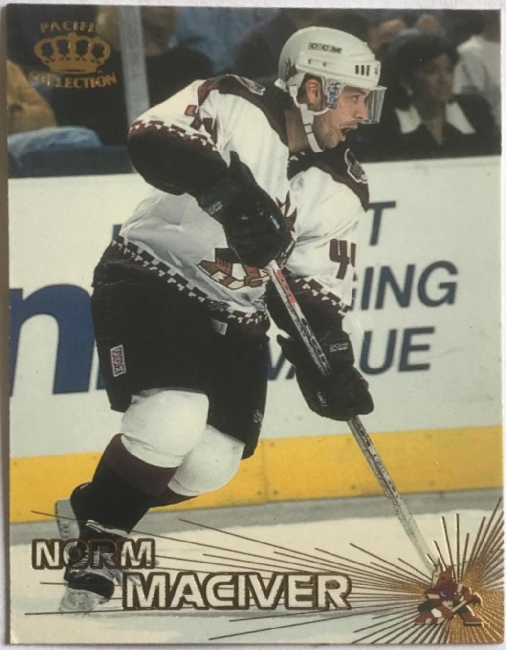 Norm Maciver #60 Hockey Cards 1997 Pacific Crown