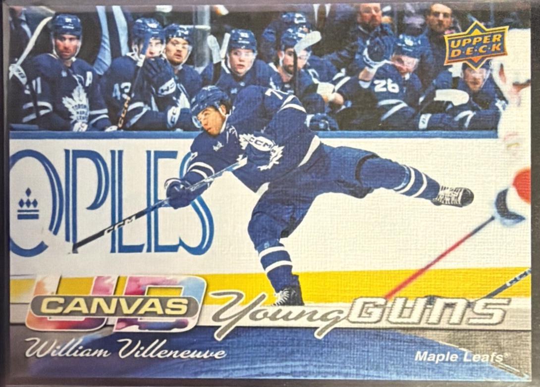 William Villeneuve #C-93 2026 Upper Deck UD Canvas Hockey