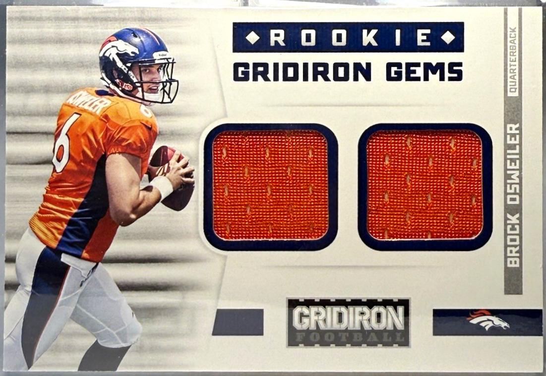Brock Osweiler #331 2012 Panini Gridiron Rookie Gems Football