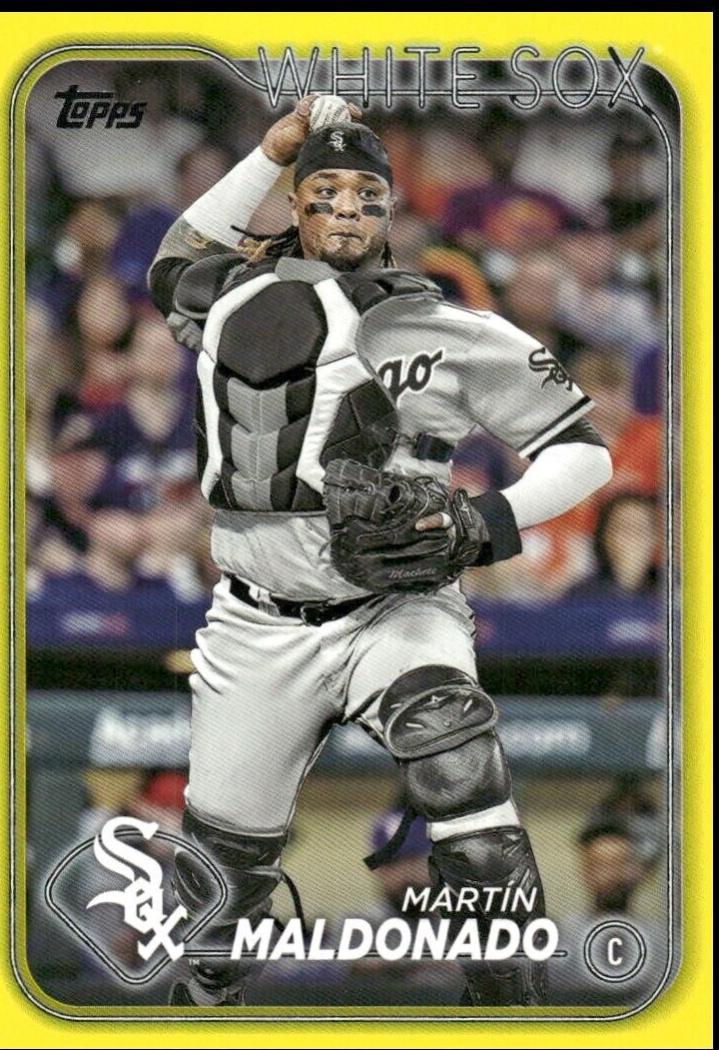 Martin Maldonado [Yellow] (2024 Topps)