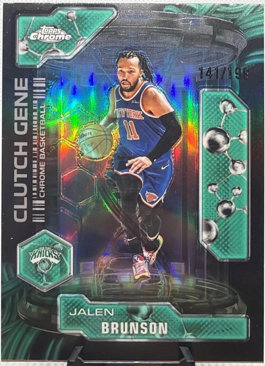 Jalen Brunson [Refractor Aqua] #CG-12