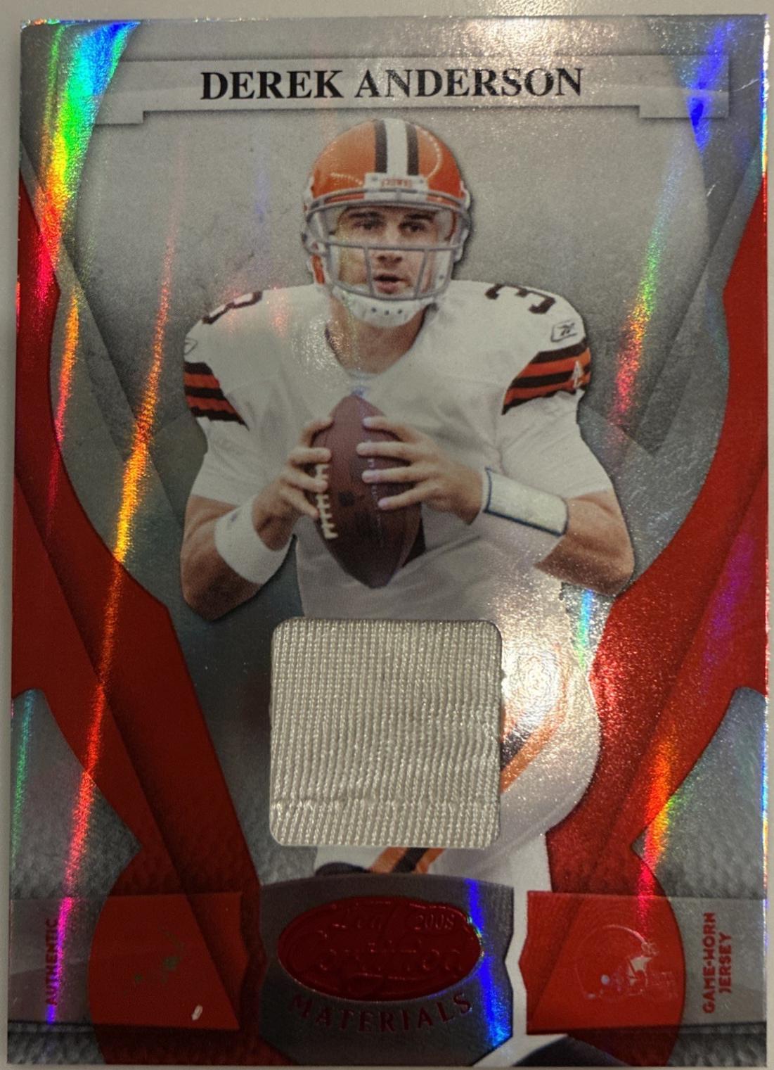 Derek Anderson #29 2008 Leaf Certified Materials Football