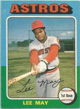 Lee May #25 Baseball Cards 1975 O Pee Chee