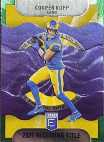 Cooper Kupp #TW5 Football Cards 2022 Panini Donruss Elite Title Waves