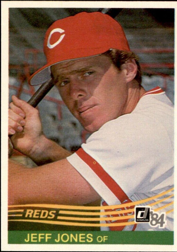 Jeff Jones #262 Baseball Cards 1984 Donruss