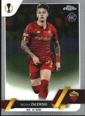 Nicola Zalewski #59 Soccer Cards 2022 Topps Chrome UEFA Club Competitions