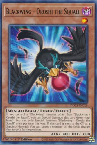 Blackwing - Oroshi the Squall DLCS-EN029 YuGiOh Dragons of Legend: The Complete Series