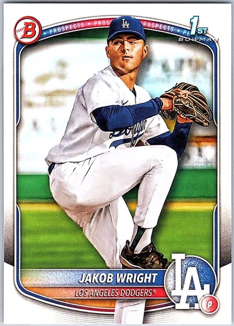 Jakob Wright #BP-143 Baseball Cards 2025 Bowman Prospects