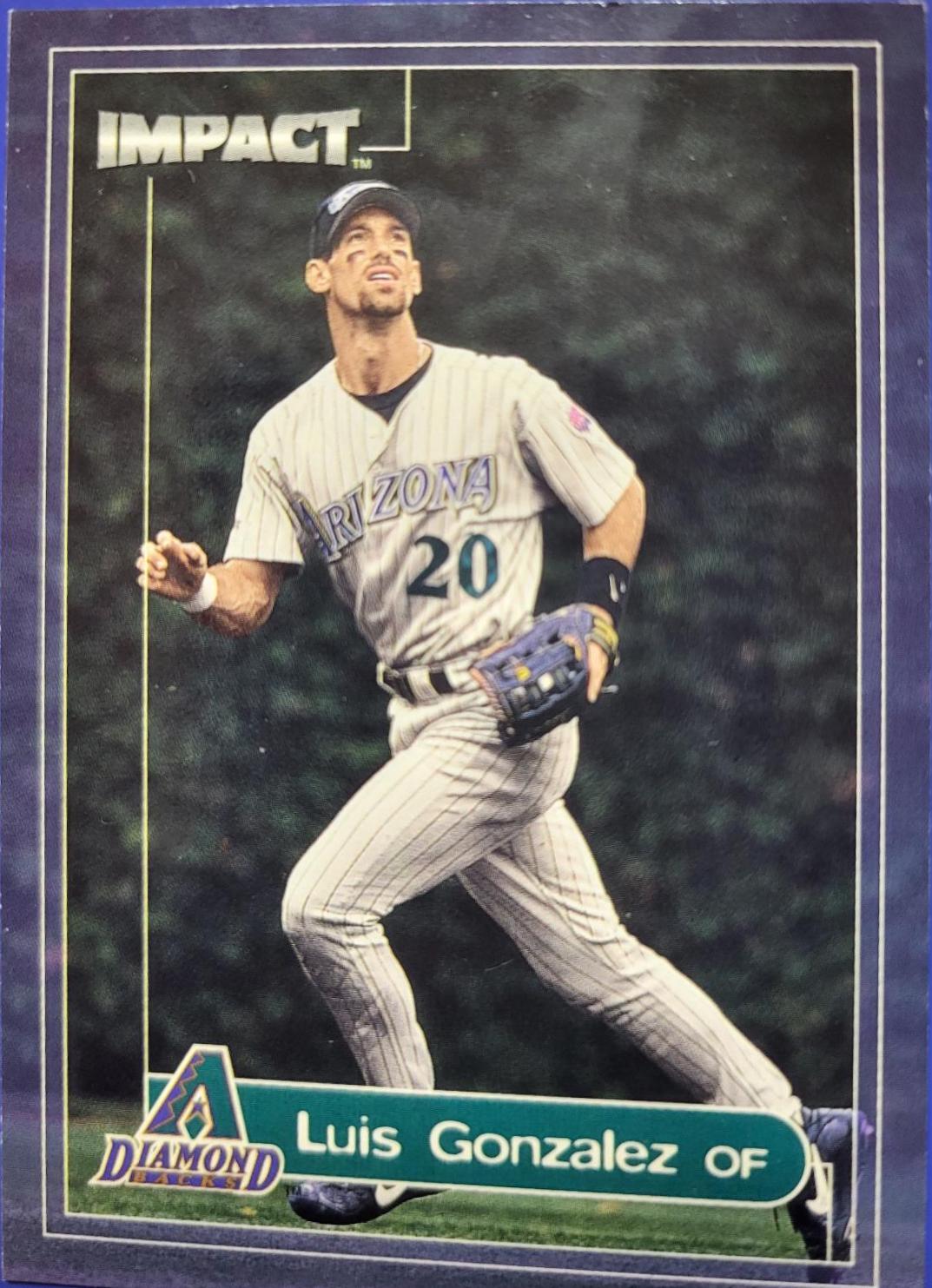 Luis Gonzalez #144 Baseball Cards 2000 Fleer Impact