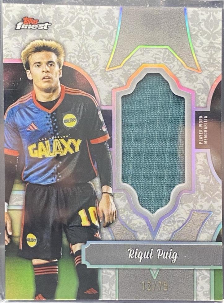 Riqui Puig #FF-RP Soccer Cards 2024 Topps Finest MLS Fabrics
