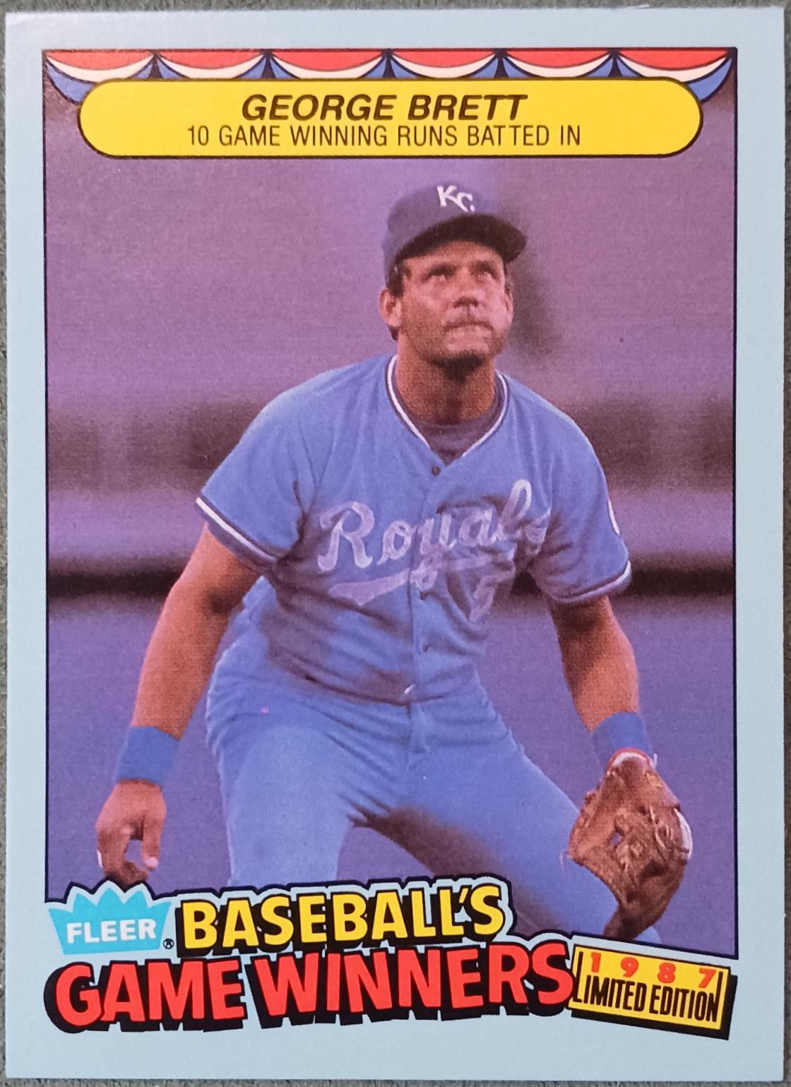 George Brett #6 Baseball Cards 1987 Fleer Limited Edition