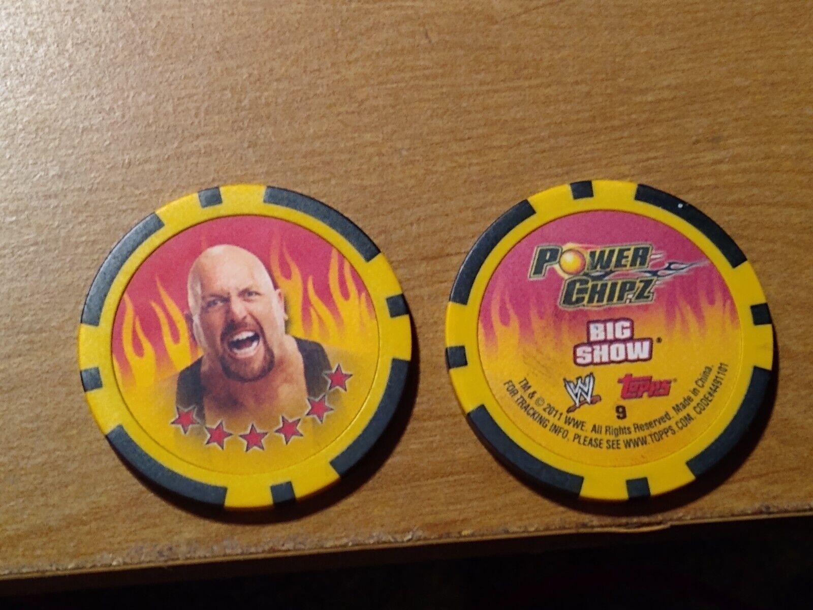 Big Show #9 Wrestling Cards 2011 Topps WWE Power Chipz