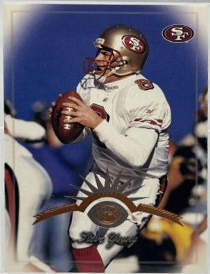 Steve Young #1 Football Cards 1997 Leaf