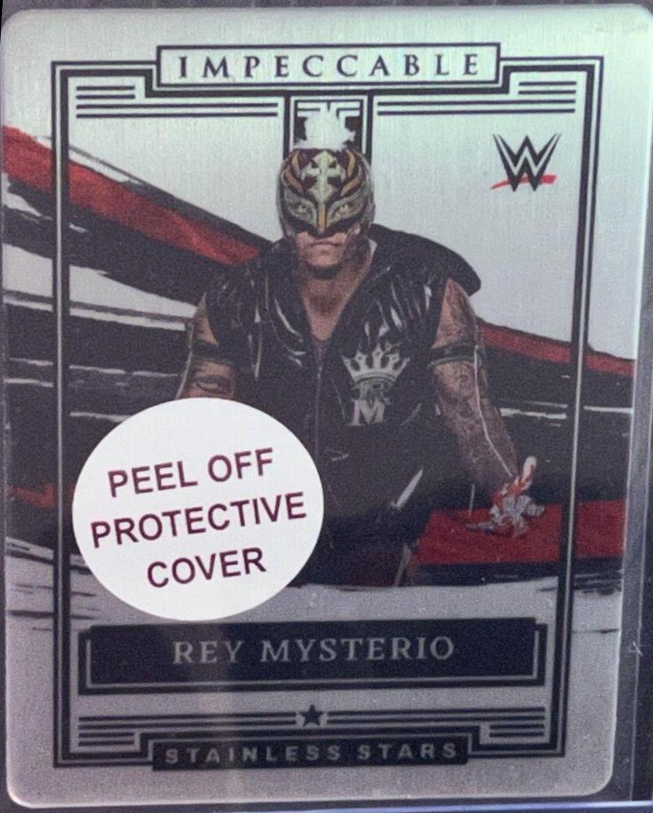 Rey Mysterio #23 Wrestling Cards 2022 Panini Impeccable WWE Stainless Stars