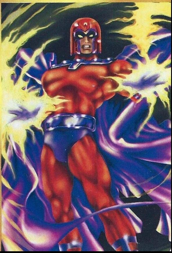 Magneto: Magneto Marvel 1995 Fleer Overpower