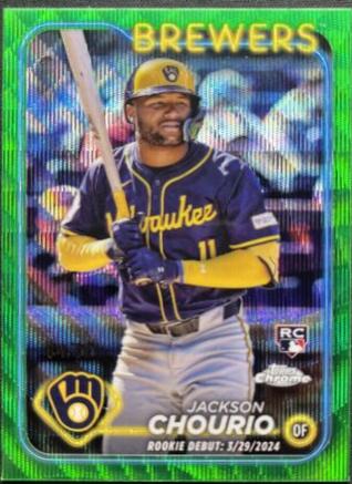 2024 Jackson Chourio [Green Refractor] #USC30