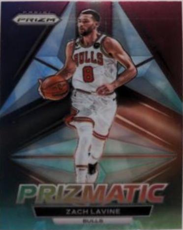 Zach LaVine #6 Basketball Cards 2022 Panini Prizm Prizmatic