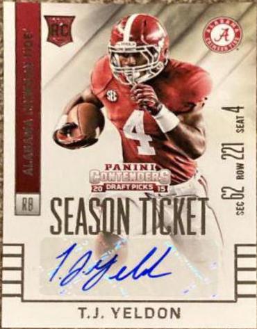 T.J. Yeldon [Section Autograph] #144
