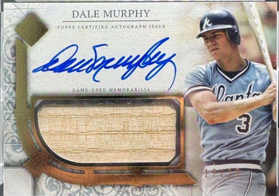 Dale Murphy #TCAR-DM Baseball Cards 2024 Topps Transcendent Collection Autograph Relic