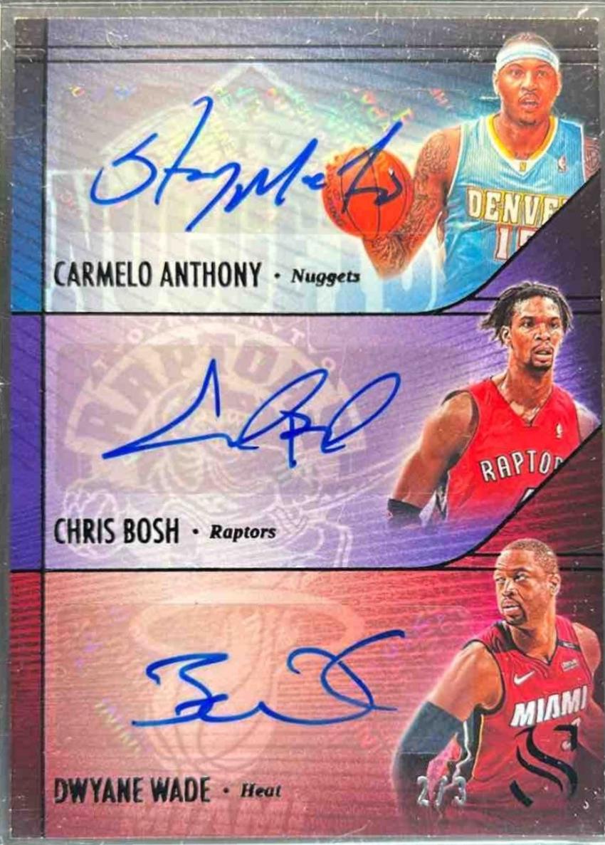 Carmelo Anthony / Chris Bosh / Dwyane Wade [Black] #8