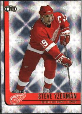 Steve Yzerman #39 Hockey Cards 2001 Pacific Heads Up