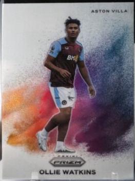 Ollie Watkins #18 Soccer Cards 2023 Panini Prizm Premier League Color Blast
