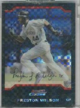 Preston Wilson #31 Baseball Cards 2004 Bowman Chrome