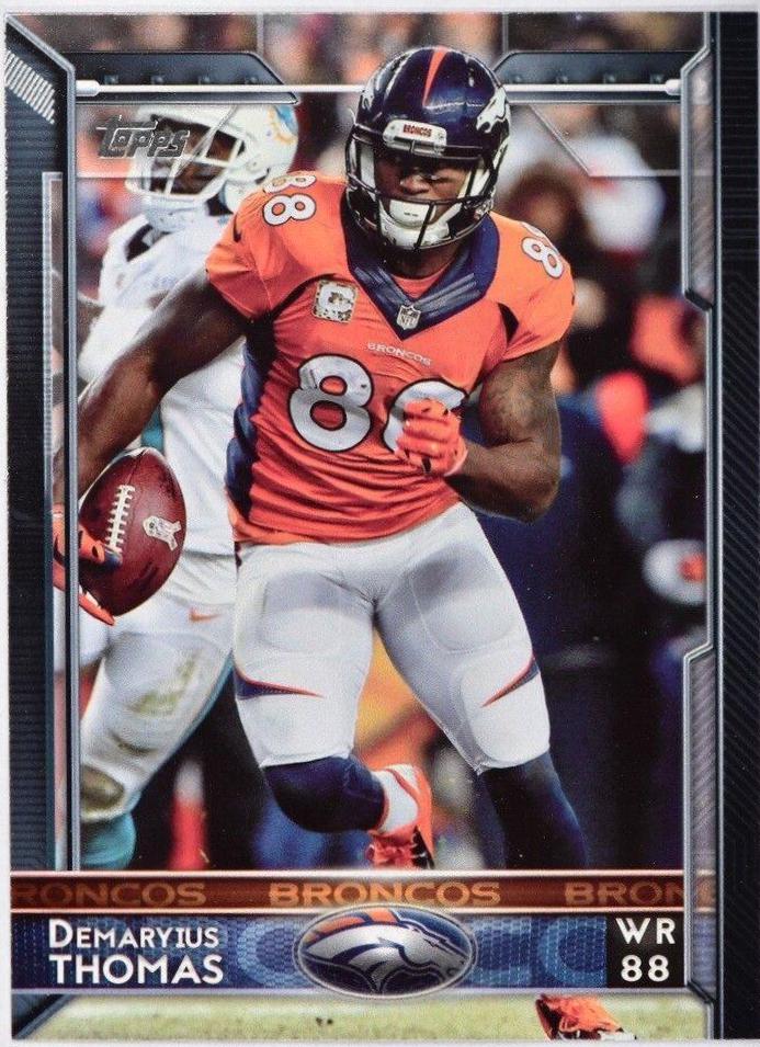 Demaryius Thomas #5 Football Cards 2015 Topps