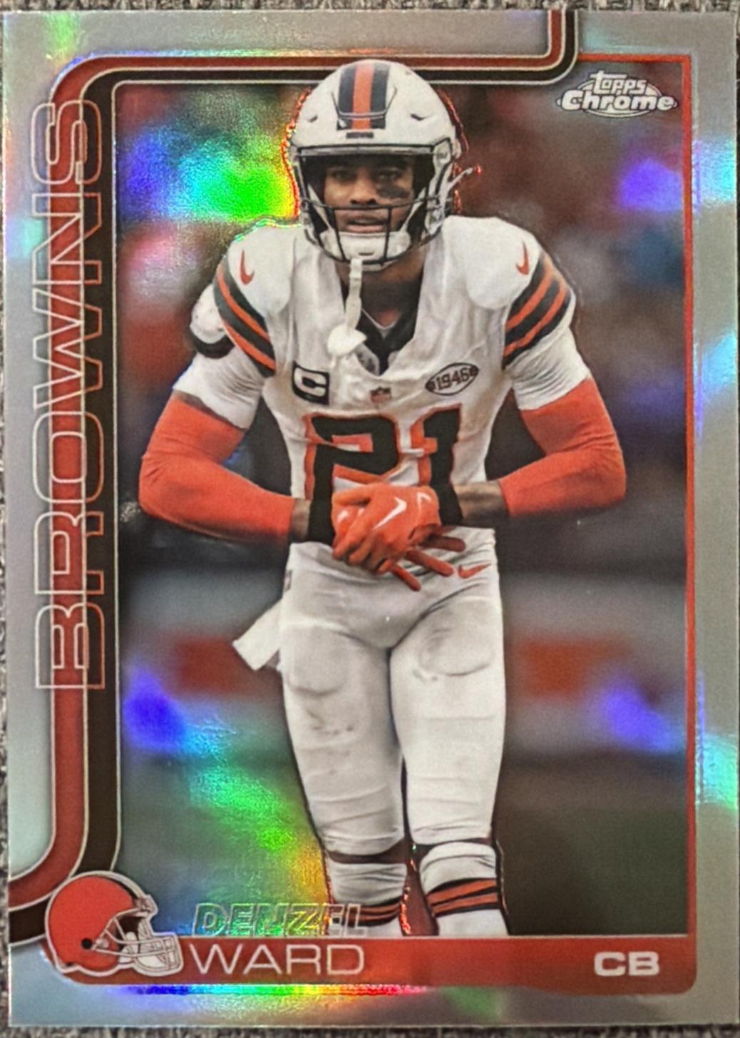 Denzel Ward [Refractor] #74