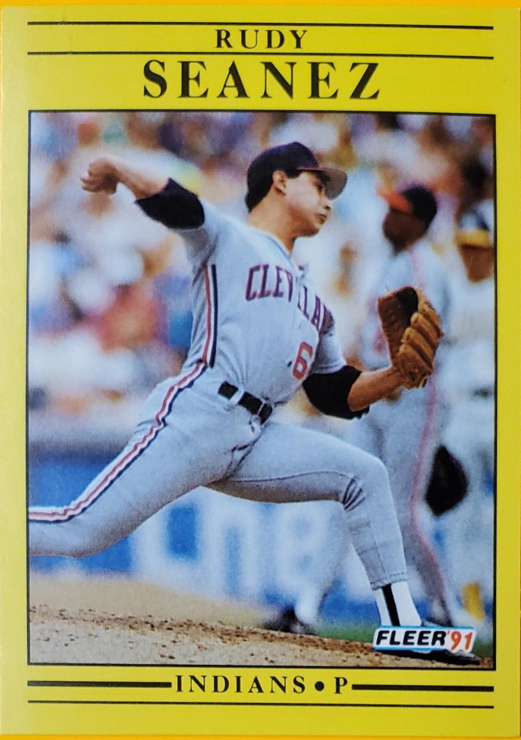 Rudy Seanez #376 Baseball Cards 1991 Fleer