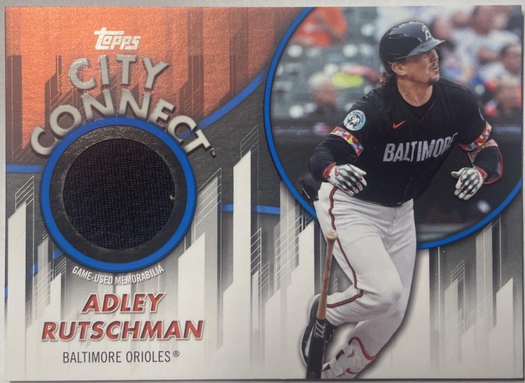 Adley Rutschman #CC2-AR 2026 Topps Series 2 City Connect Swatch Baseball