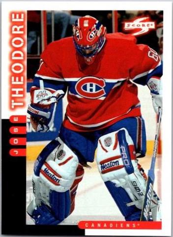 Jose Theodore #42 Hockey Cards 1997 Score