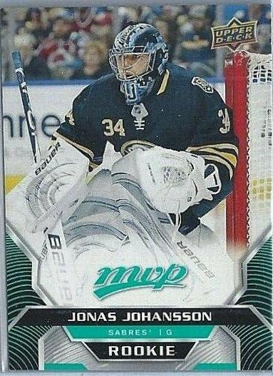 Jonas Johansson #238 Hockey Cards 2020 Upper Deck MVP