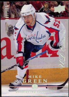 Mike Green #3 Hockey Cards 2008 Upper Deck