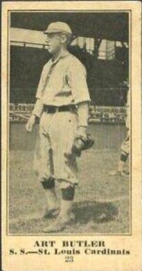 Art Butler #23 Baseball Cards 1916 M101 4 Sporting News