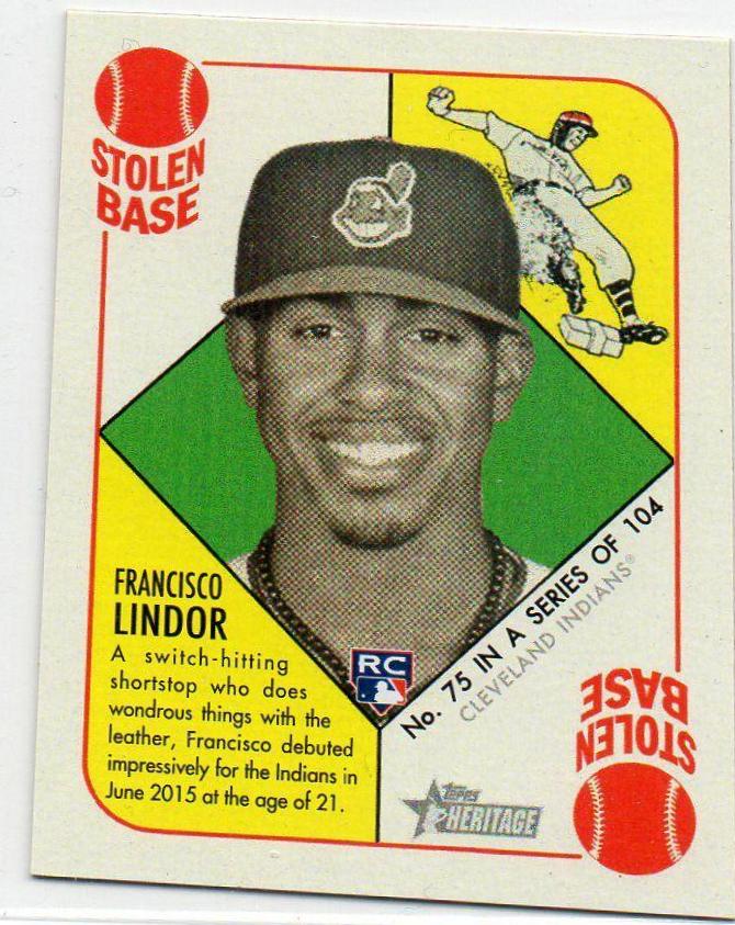 Francisco Lindor [Mini Green Back] #75
