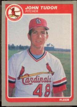 John Tudor #U-123 Baseball Cards 1985 Fleer Update