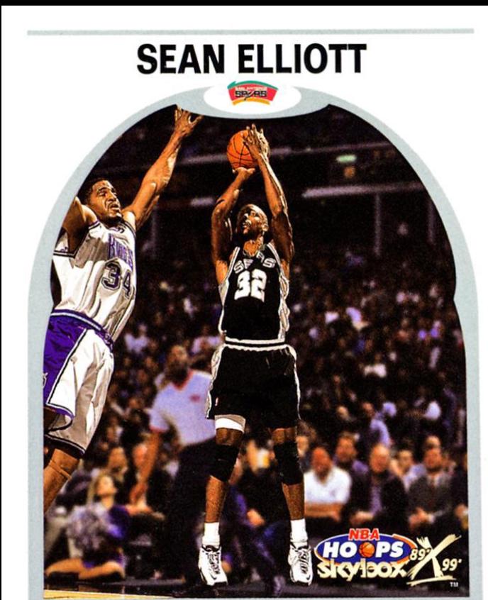 Sean Elliott #12 Basketball Cards 1999 Hoops Decade