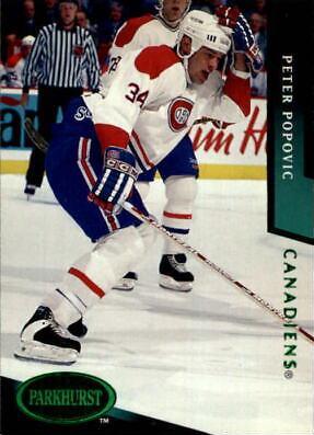 Peter Popovic #103 Hockey Cards 1993 Parkhurst