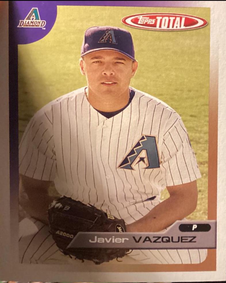 Javier Vazquez #136 Baseball Cards 2005 Topps Total